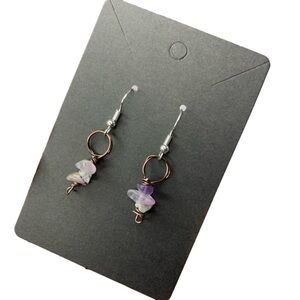 Amethyst earrings